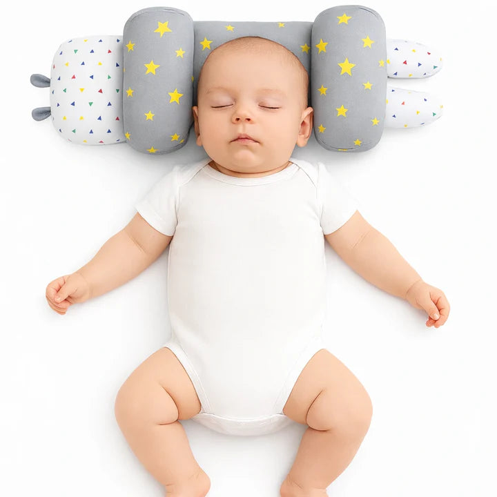 Baby Head Shaping Pillow 🍼 | Soft & Breathable Newborn Pillow