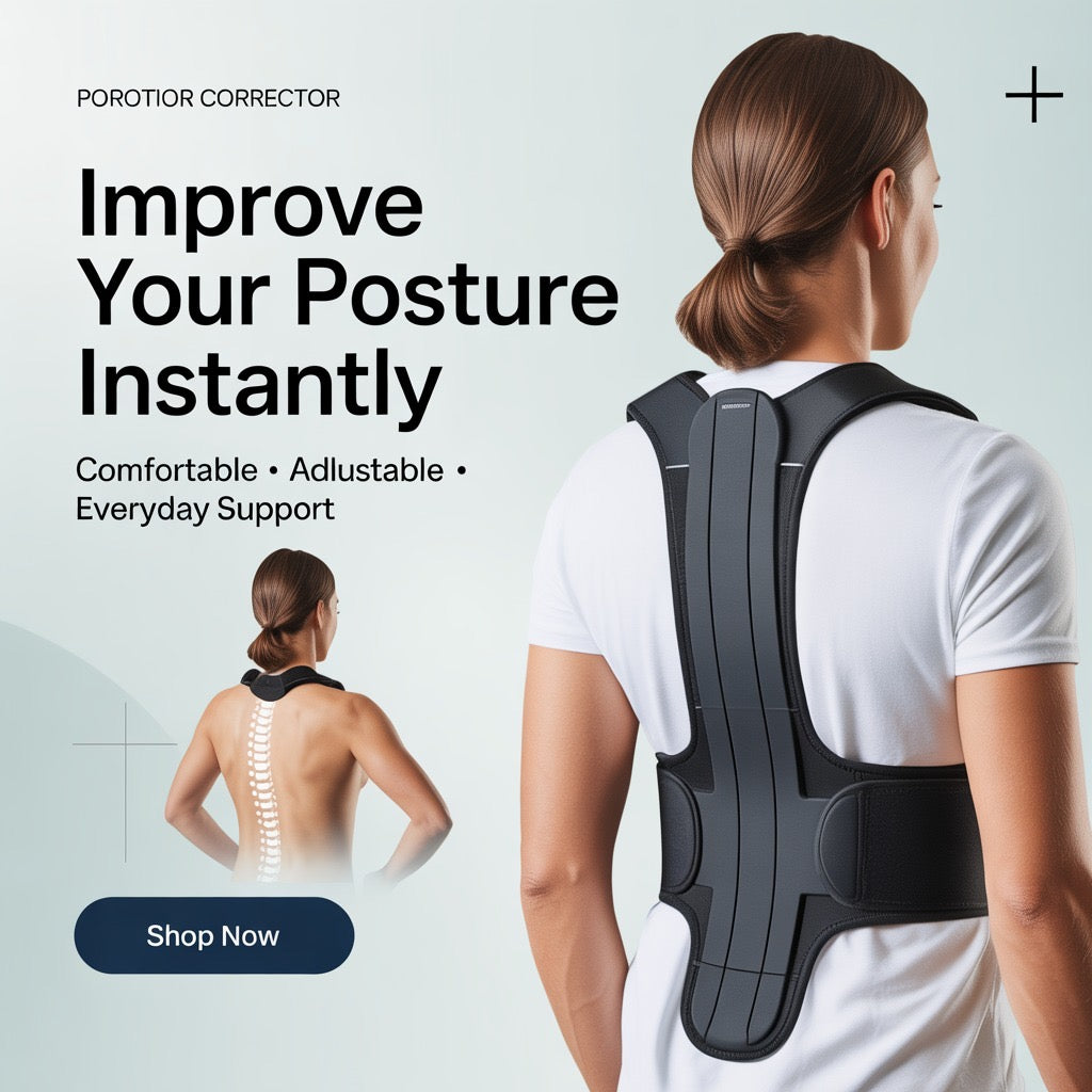 Smart Adjustable Posture Corrector Belt 🧍‍♂️